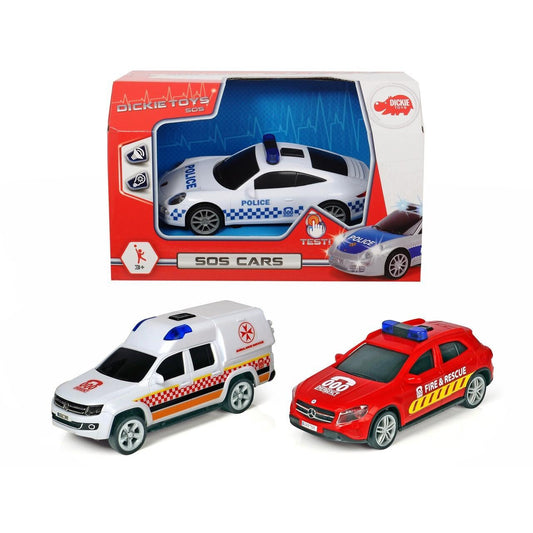 Dickie Toys - Australian Triple Zero 000 Light & Sound 15cm Assorted Styles (chosen At Random)