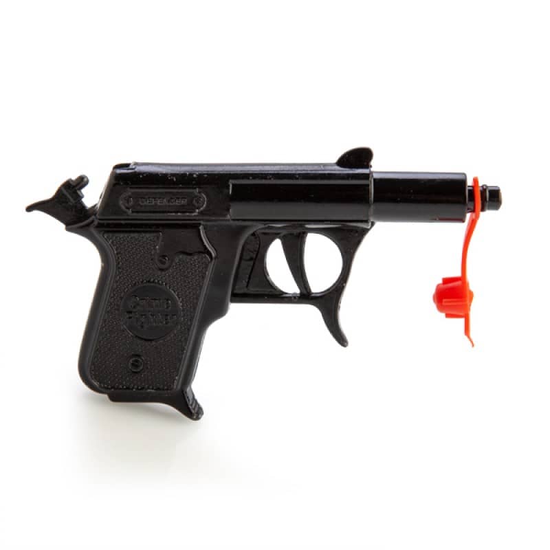 Black Metal Spud Gun Toy