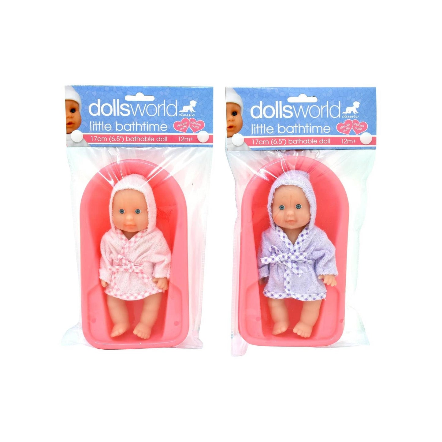 DollsWorld - Little Bathtime 17cm Bathable Doll Assorted Styles
