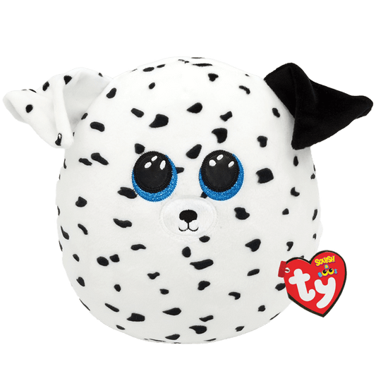 Ty - Squish-a-boos - Fetch - Dalmatian Dog Medium 25cm (10'') - Squishy Beanies