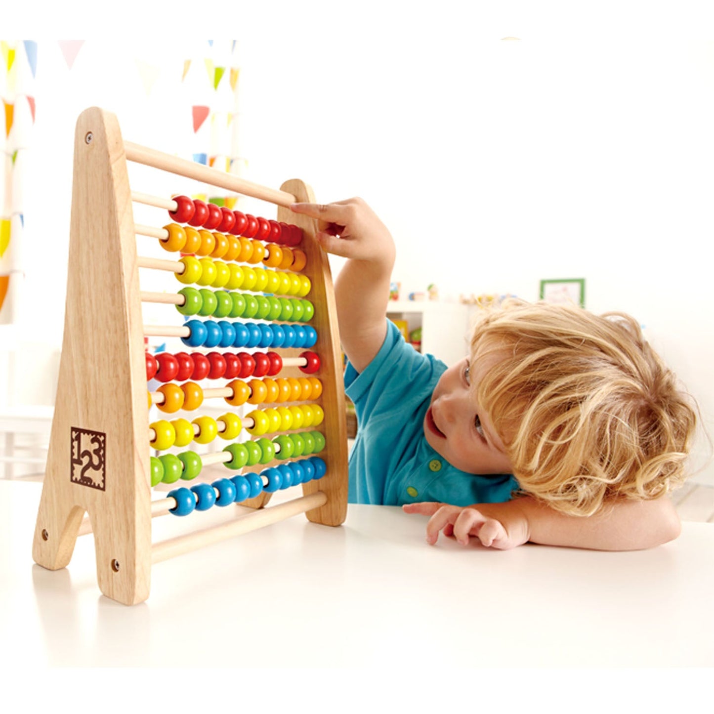 Hape -  Abacus Rainbow Beads