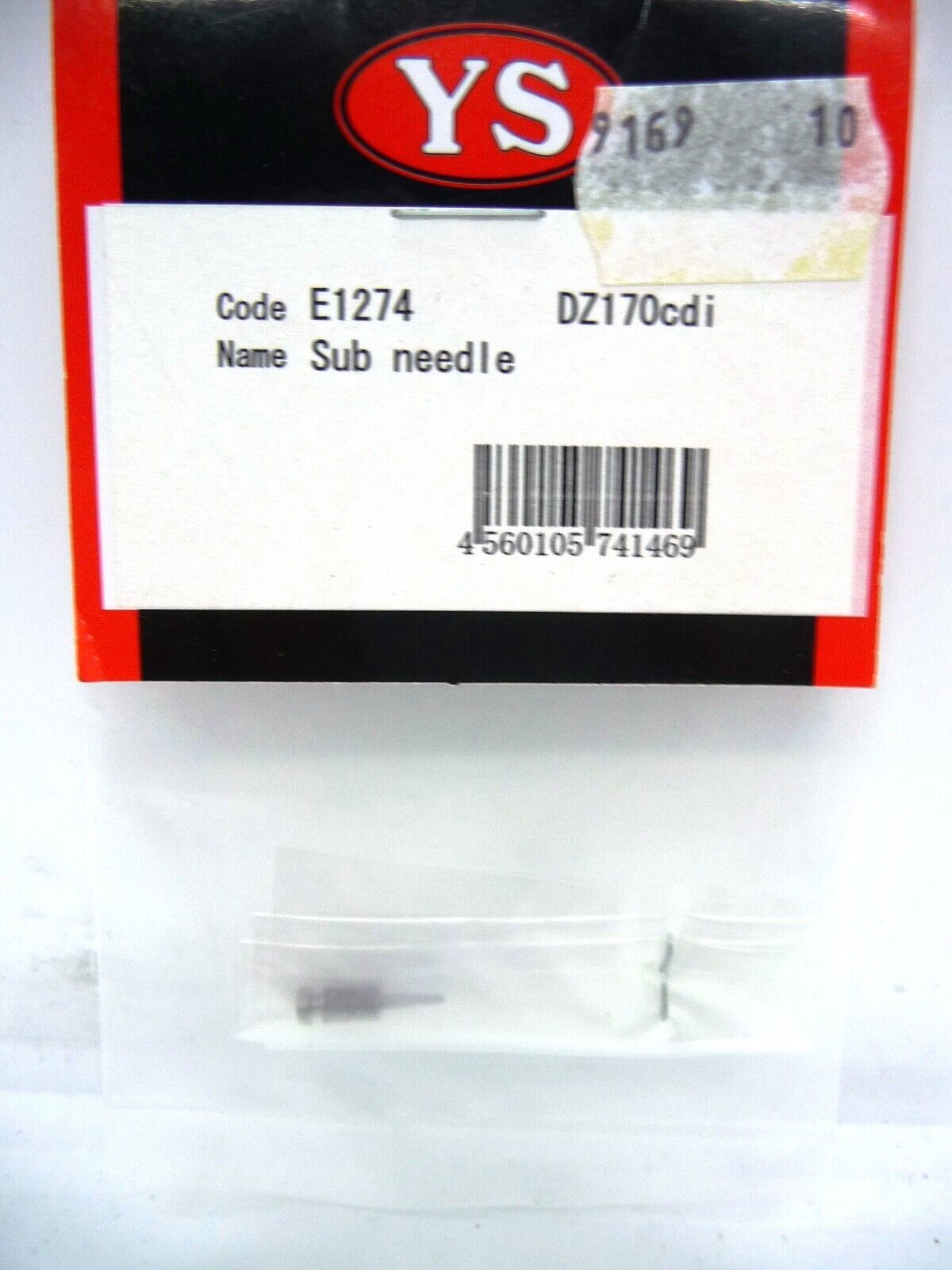 E1274 YS ENGINE PART SUB NEEDLE DZ170CDI