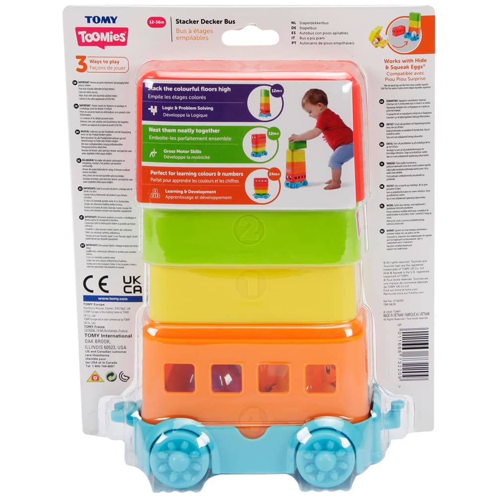 Toomies - Tomy Stacker Decker Bus