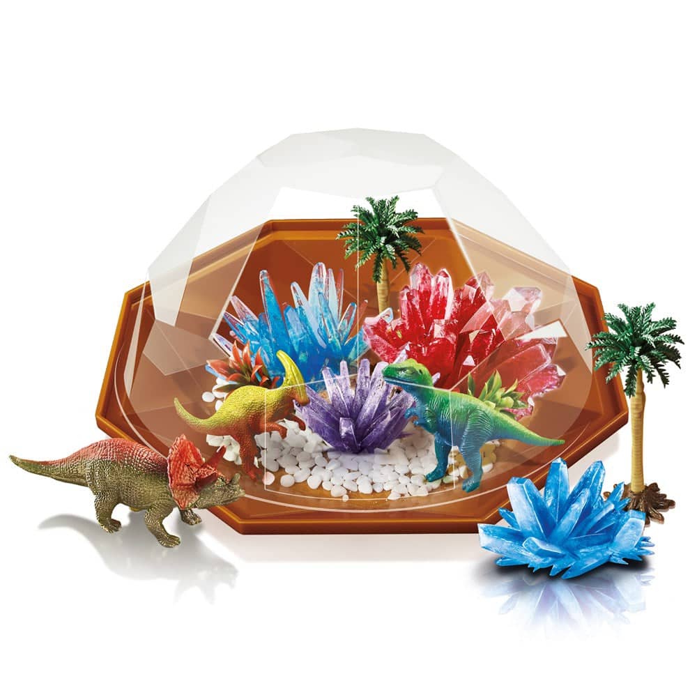 4m - Crystal Growing - Dinosaur Crystal Terrarium