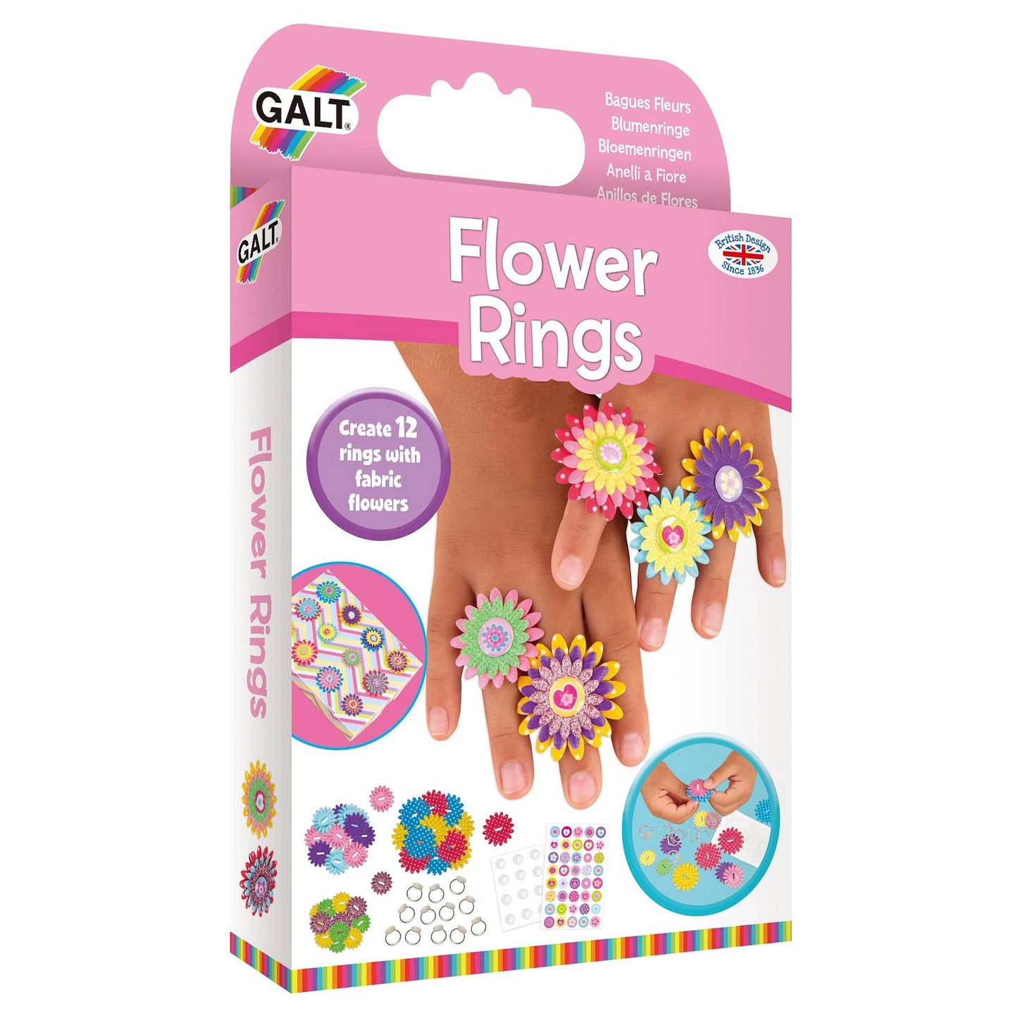 GALT - Flower Rings - Creative Jewellery Making Kit