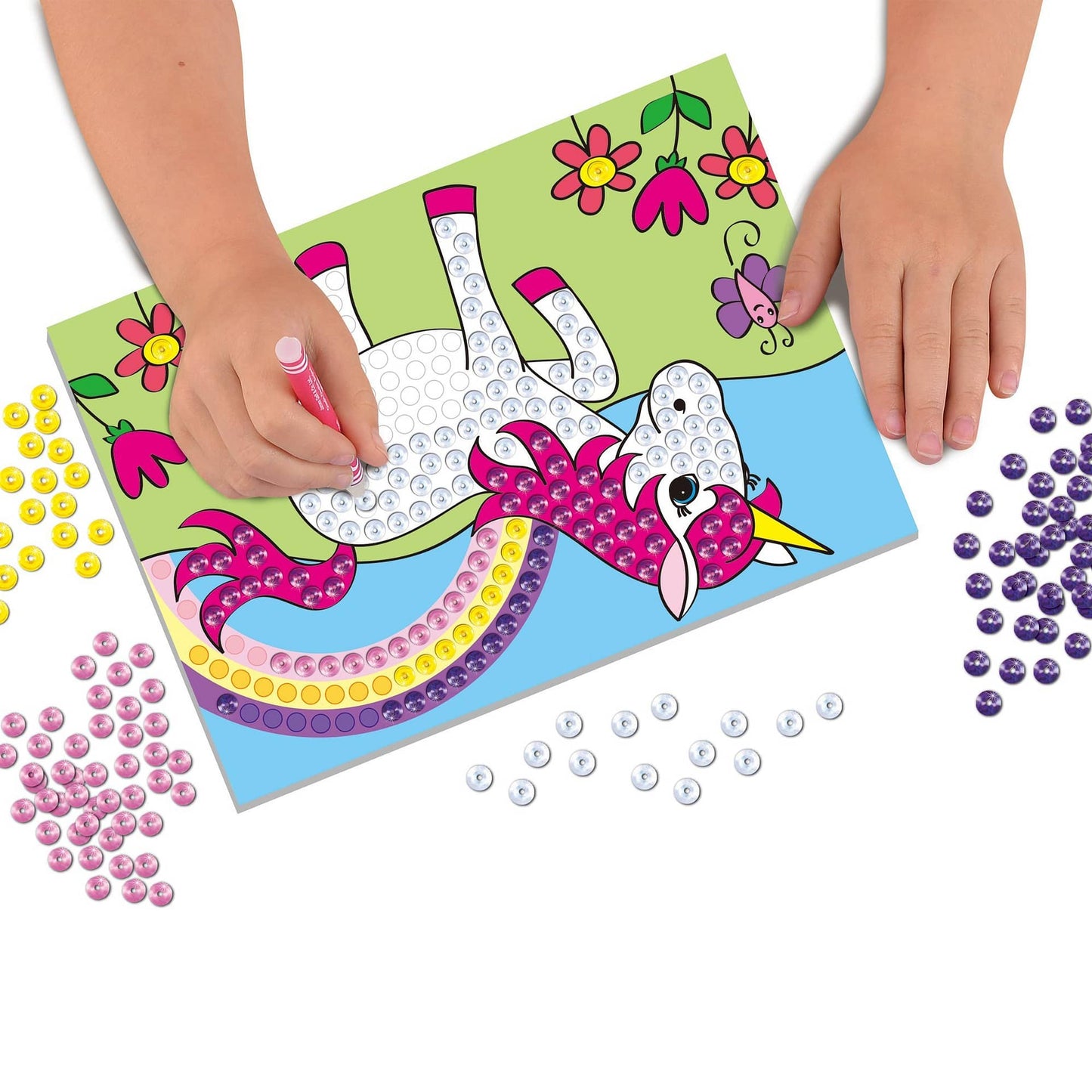 GALT - Fairies & Unicorns Sensational Sequins - Creative Craft Kit