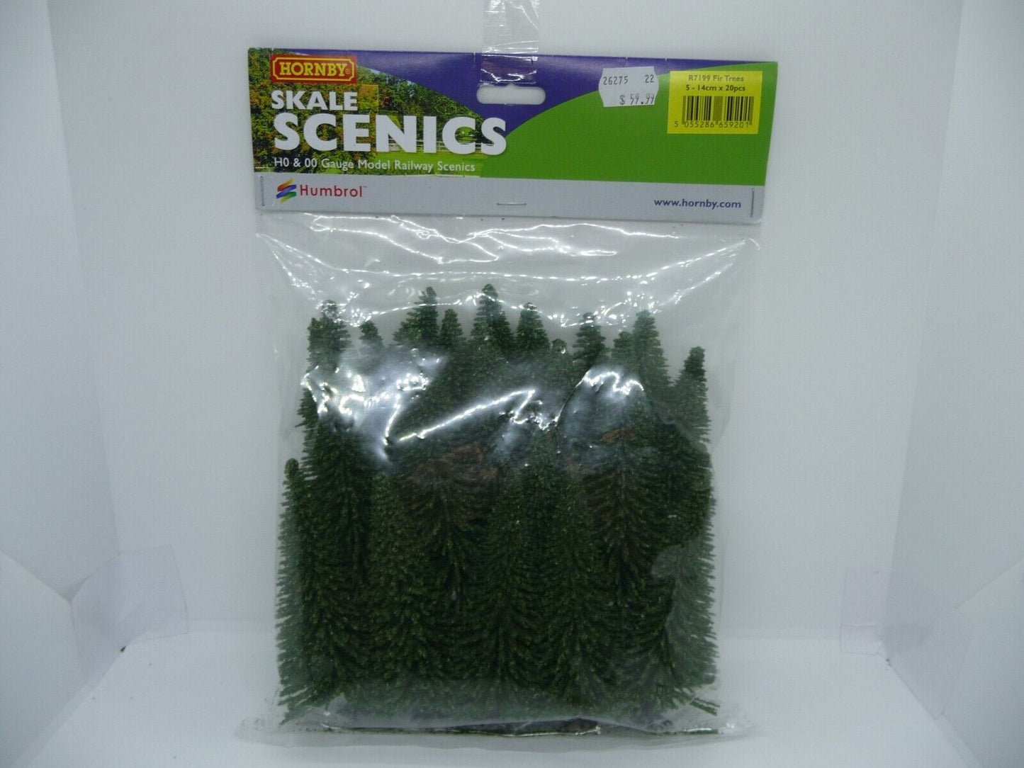 HORNBY R77199 FIR TREES 5 to 14cm x 20PCE HO OO
