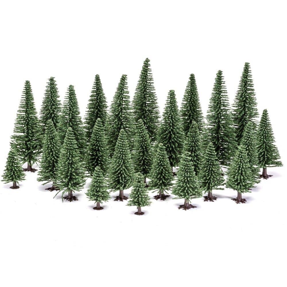HORNBY R77199 FIR TREES 5 to 14cm x 20PCE HO OO