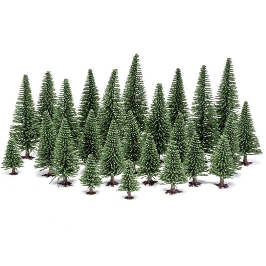 HORNBY R77199 FIR TREES 5 to 14cm x 20PCE HO OO