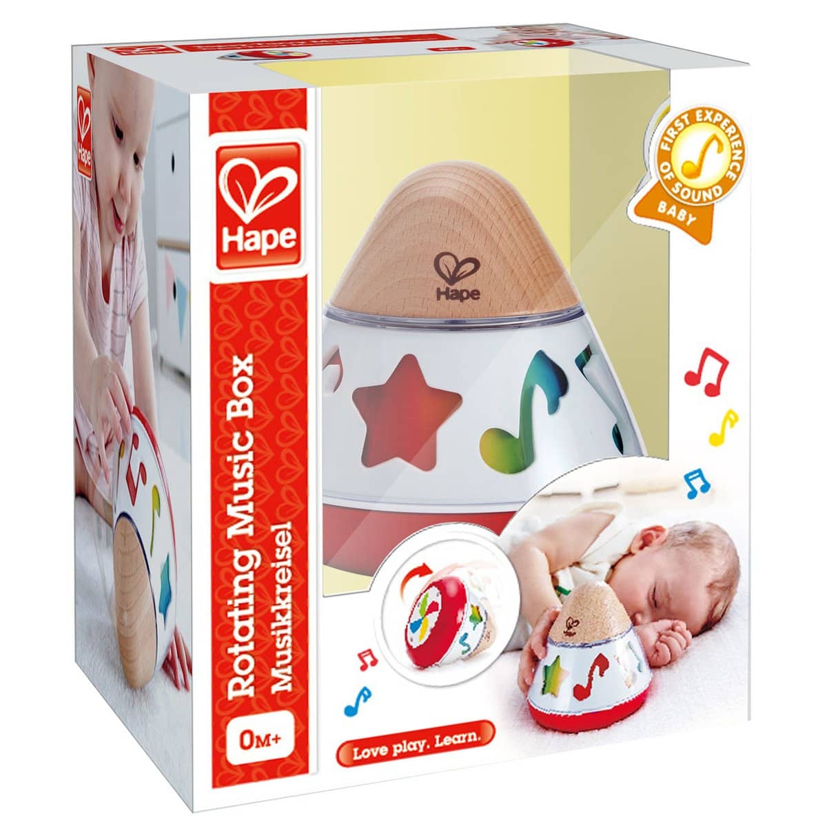 Hape -  Rotating Music Box Infant Music Toy