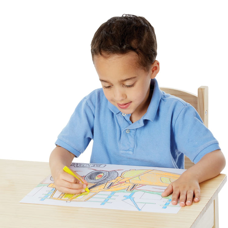 Melissa & Doug - Jumbo 50-page Kids' Coloring Pad - Space Sharks Sports And More