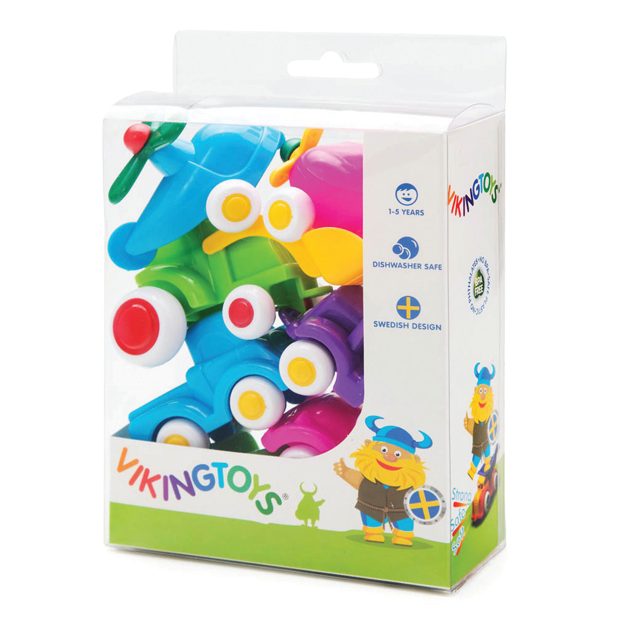 Viking Toys - Mini Chubbies - Mixed Vehicles Pastel Colors