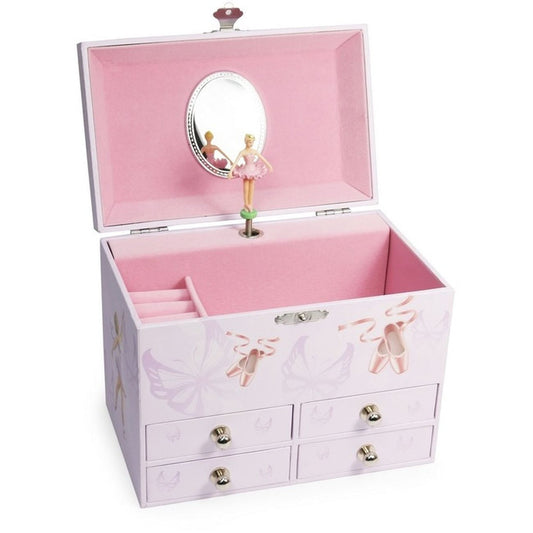 Music Box Ballerina Four Drawer