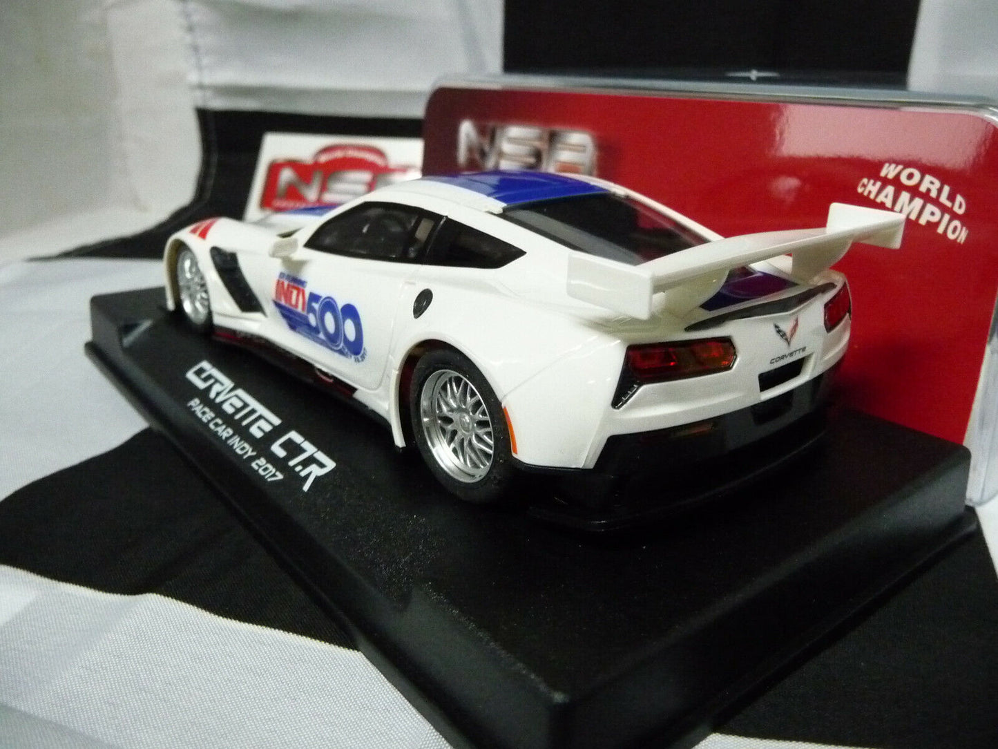 NSR 1:32 0062AW Corvette C7R Pace Car Indy 2017 slot car also suits  scalextric/carrera