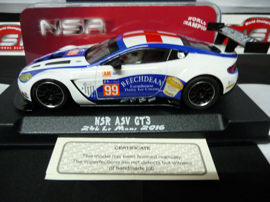 NSR 1:32 0078AW ASV GT3 Le Mans 24H 2016 No.99 slot car also suits  scalextric/carrera