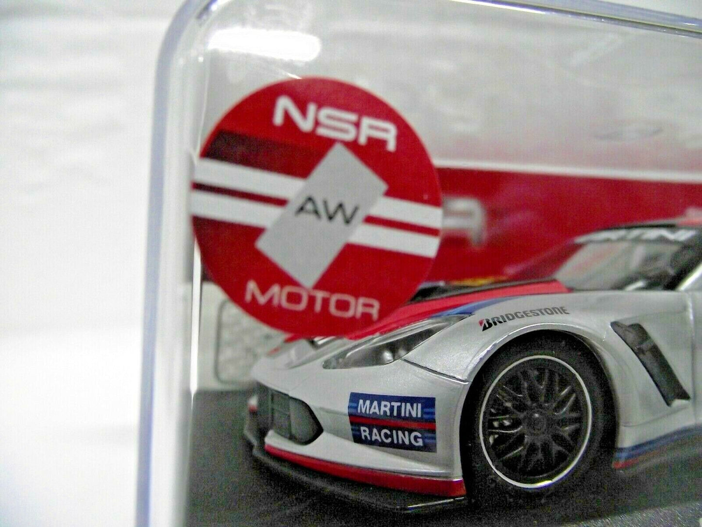 NSR 1:32 0160AW Corvette C7R Martini Racing Grey No.22 slot car also suits  scalextric/carrera