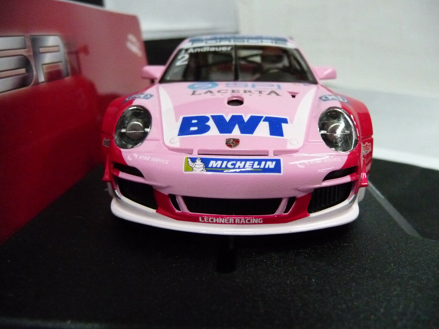 NSR 1:32 0188AW Porsche 997 Super Cup BWT J.Andlauder No.2 scalextric/carrera