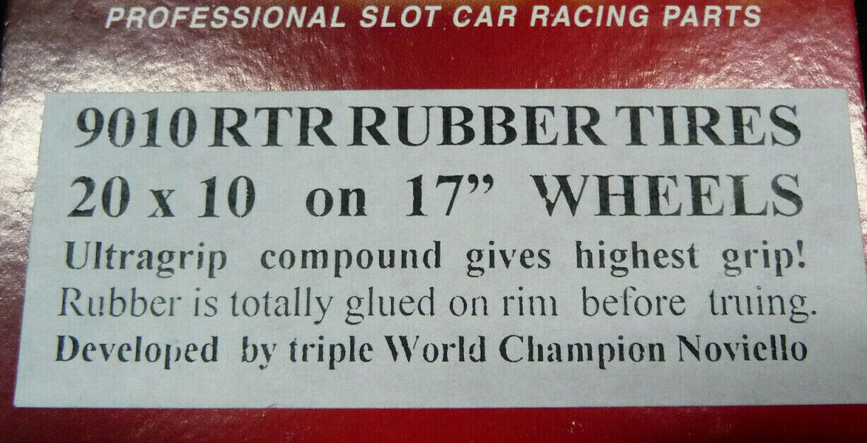 NSR N9010 RTR Rubber Tyres 20 x 10 on 17 inch dia wheels