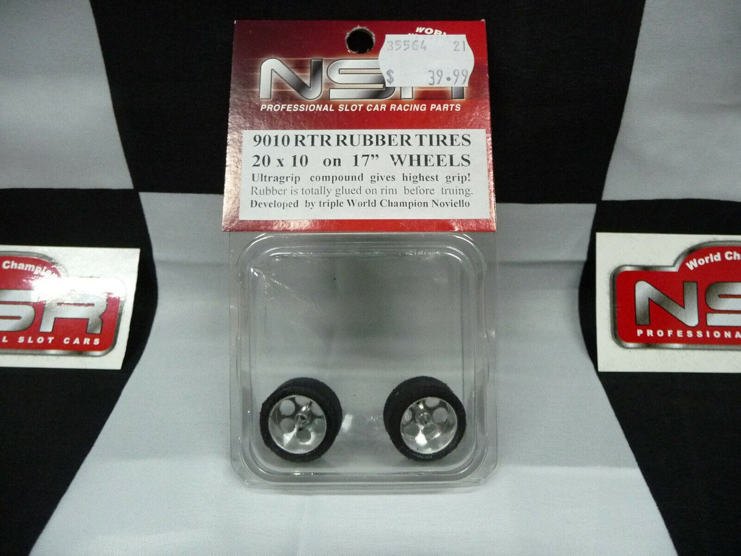 NSR N9010 RTR Rubber Tyres 20 x 10 on 17 inch dia wheels