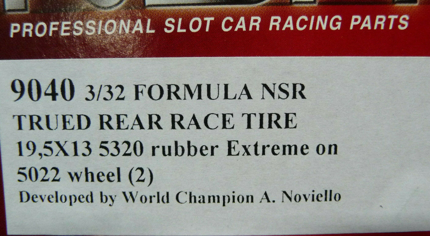 NSR N9037  3/32 Formula NSR Trued Front Race Tyre 16 x 8