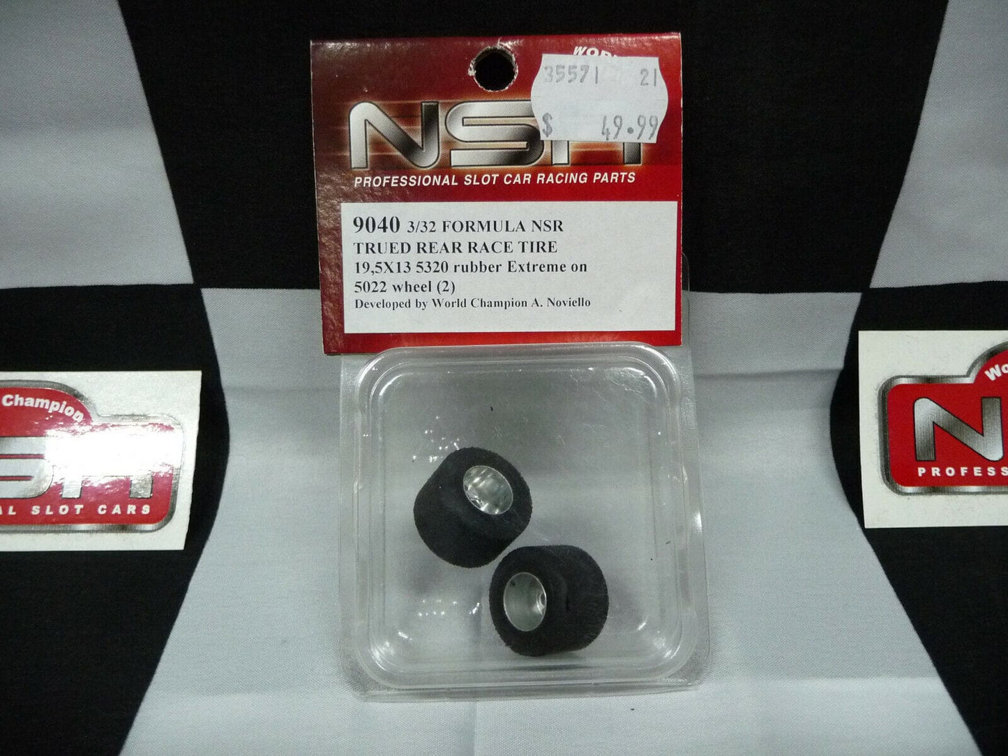 NSR N9037  3/32 Formula NSR Trued Front Race Tyre 16 x 8