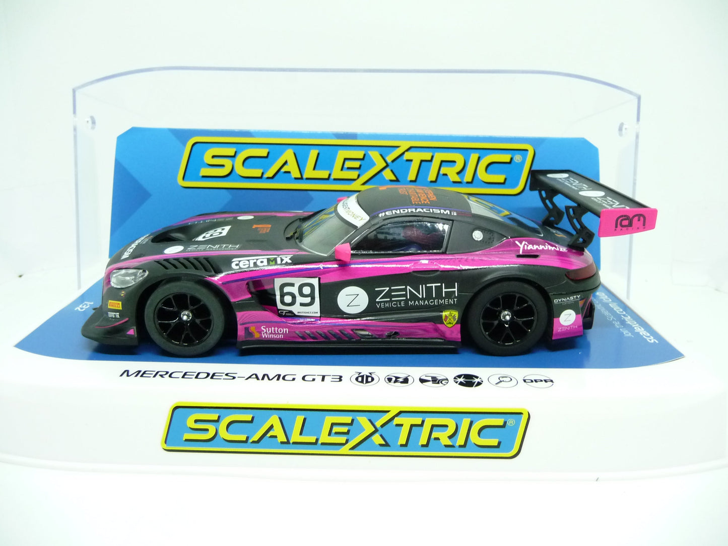 Scalextric C4242 Mercedes Amg Gt3 British Gt 2020 De Haan & Kujala