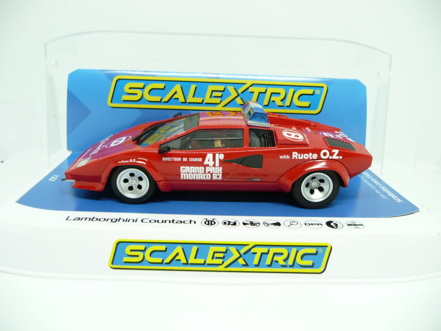 Scalextric C4329 Lamborghini Countach 1983 Monacogp Safety Car C4329