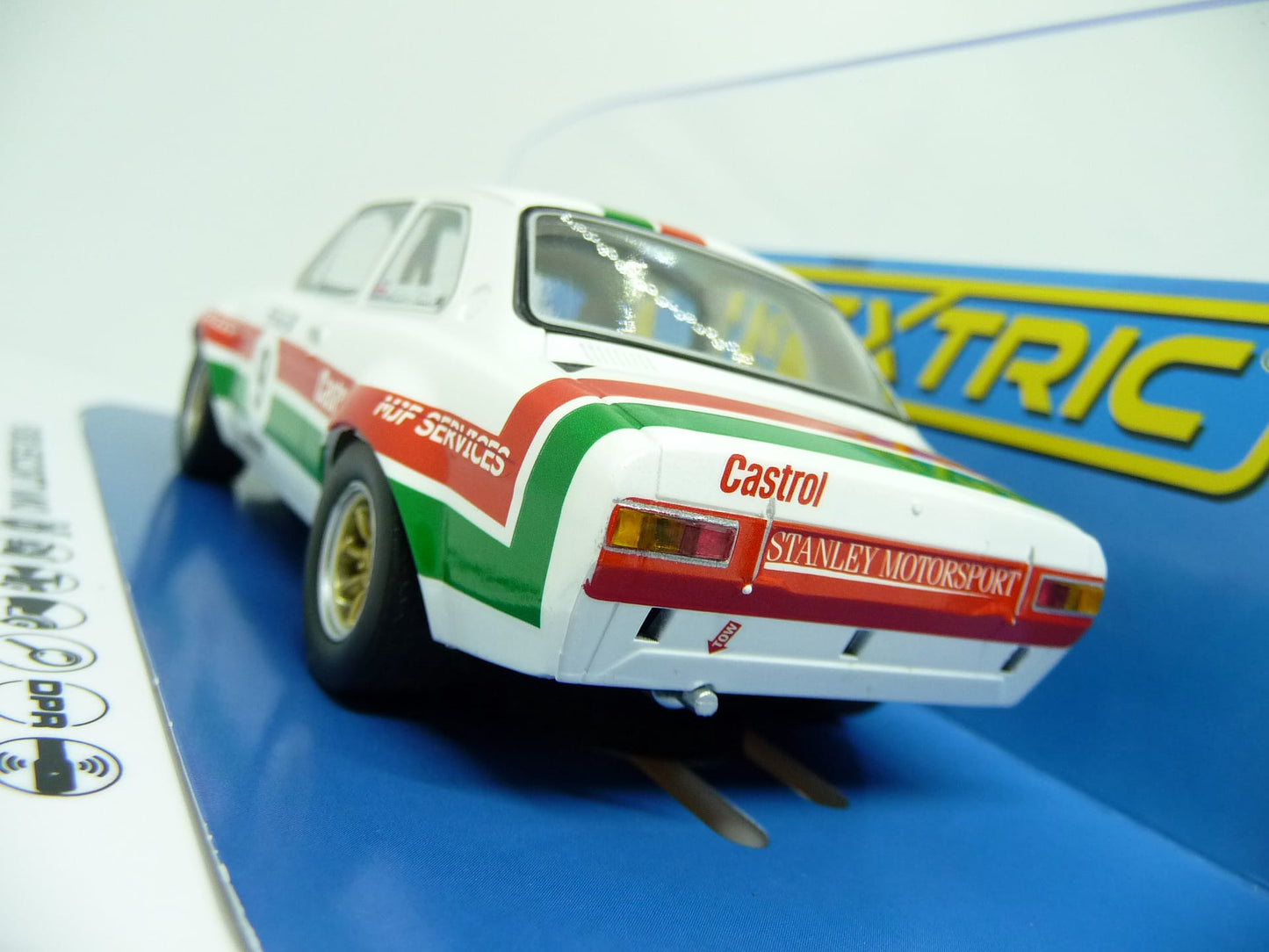Scalextric C4314 Ford Escort MKI Mark Freemantle Castrol Racing slot car also suits Carrera