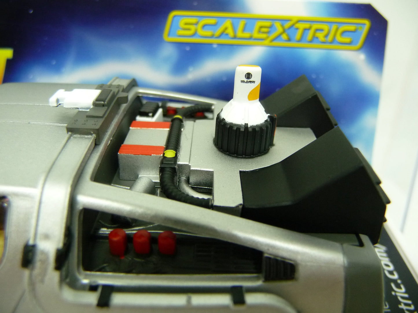 Scalextric C4307 DeLorean Back to the Future 3 slot car also suits Carrera