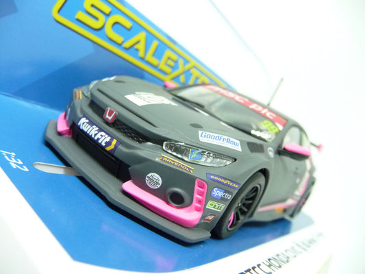 Scalextric C4317 Honda Civic Type R BTCC 2021 Jade Edwards slot car also suits Carrera