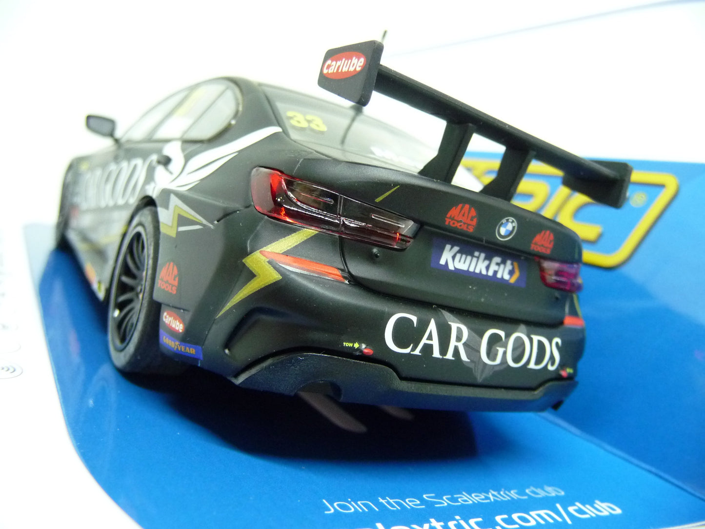 Scalextric C4306 BMW 330i NGTC BTCC Ciceley Motorsport #33 slot car also suits Carrera