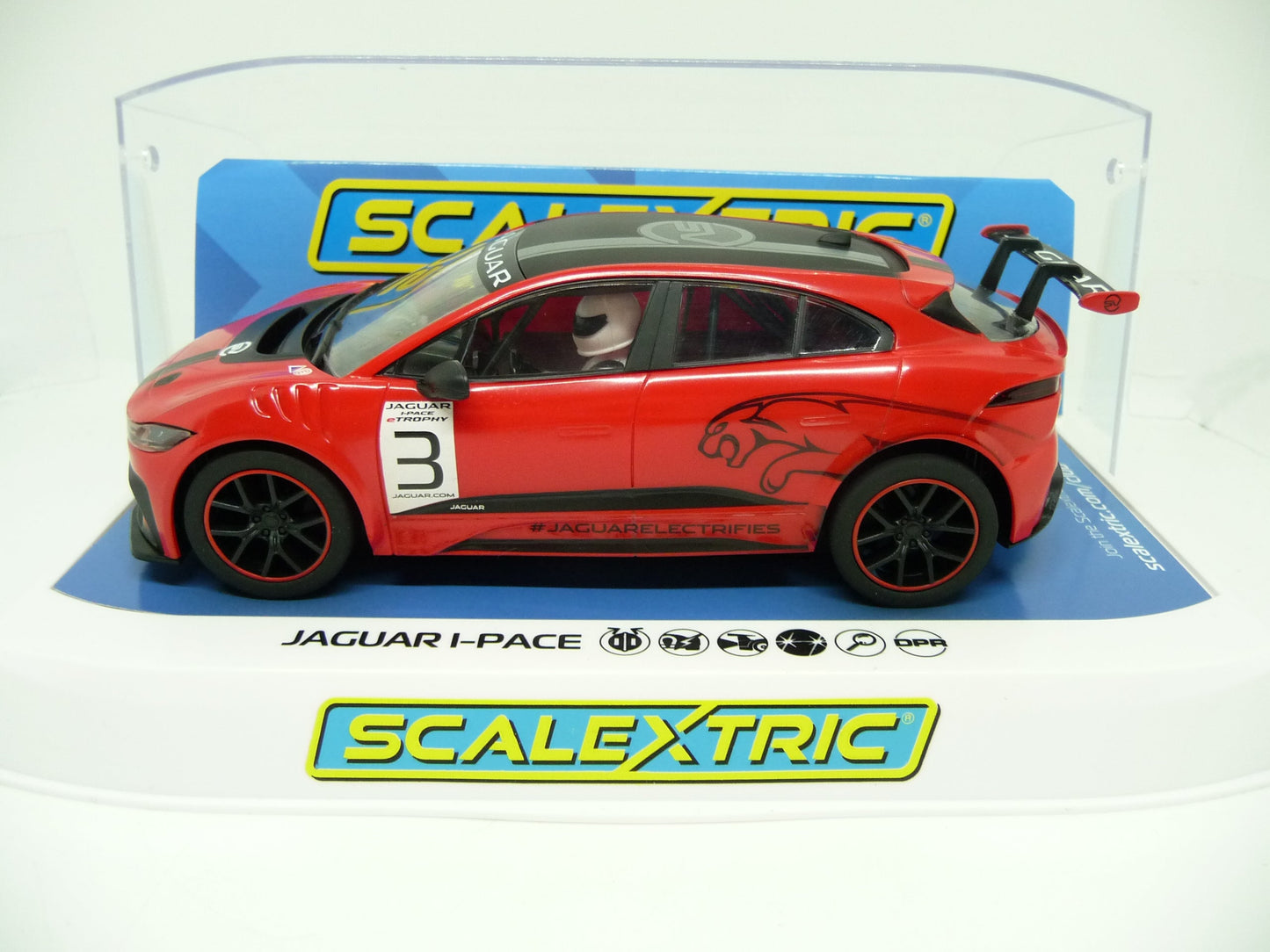 Scalextric C4042 1:32 Jaguar I-Pace Etrophy No.3 Slot car