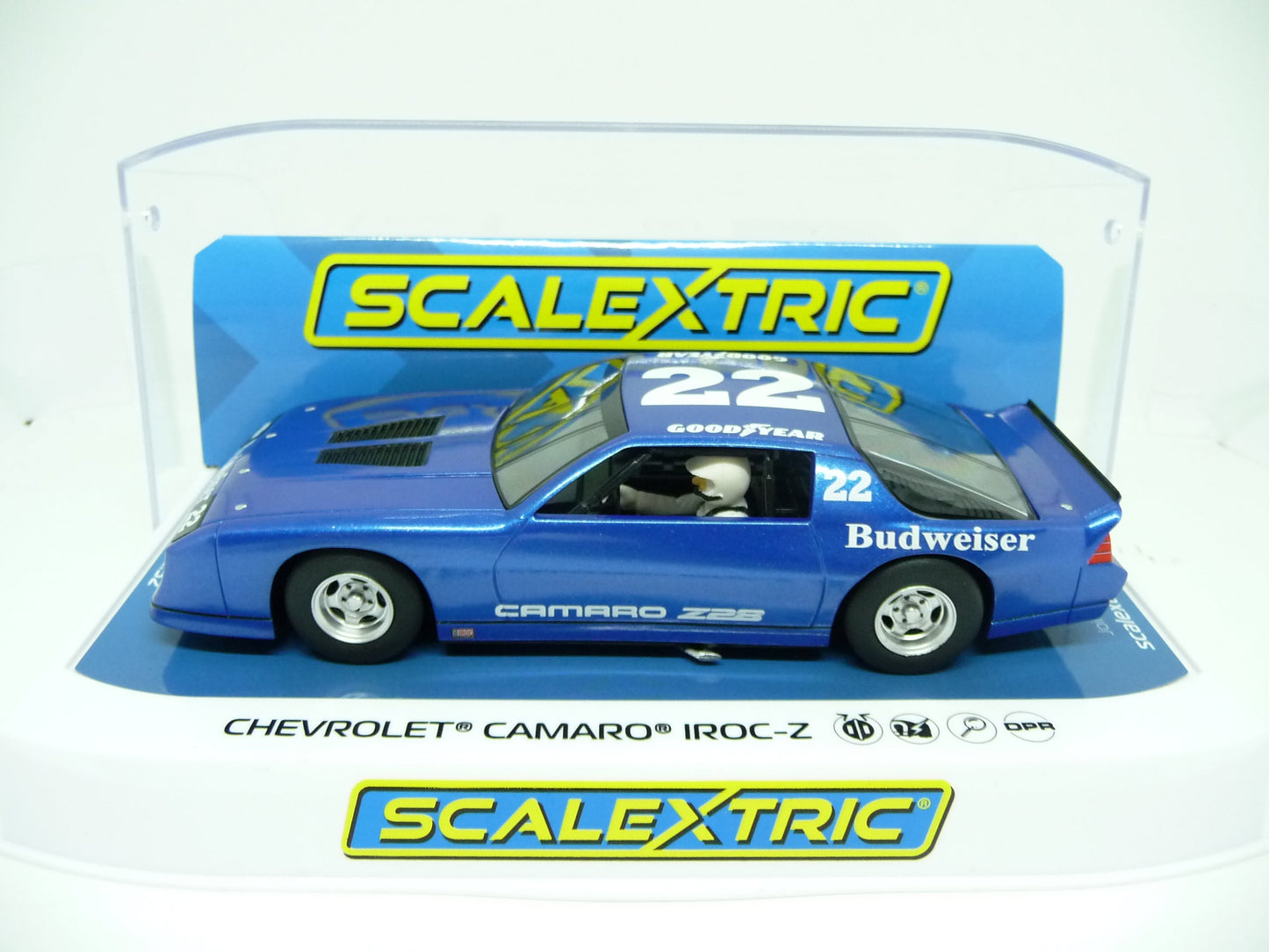 Scalextric C4145 1:32 Chevrolet IROC Z Slot Car also suits Carrera