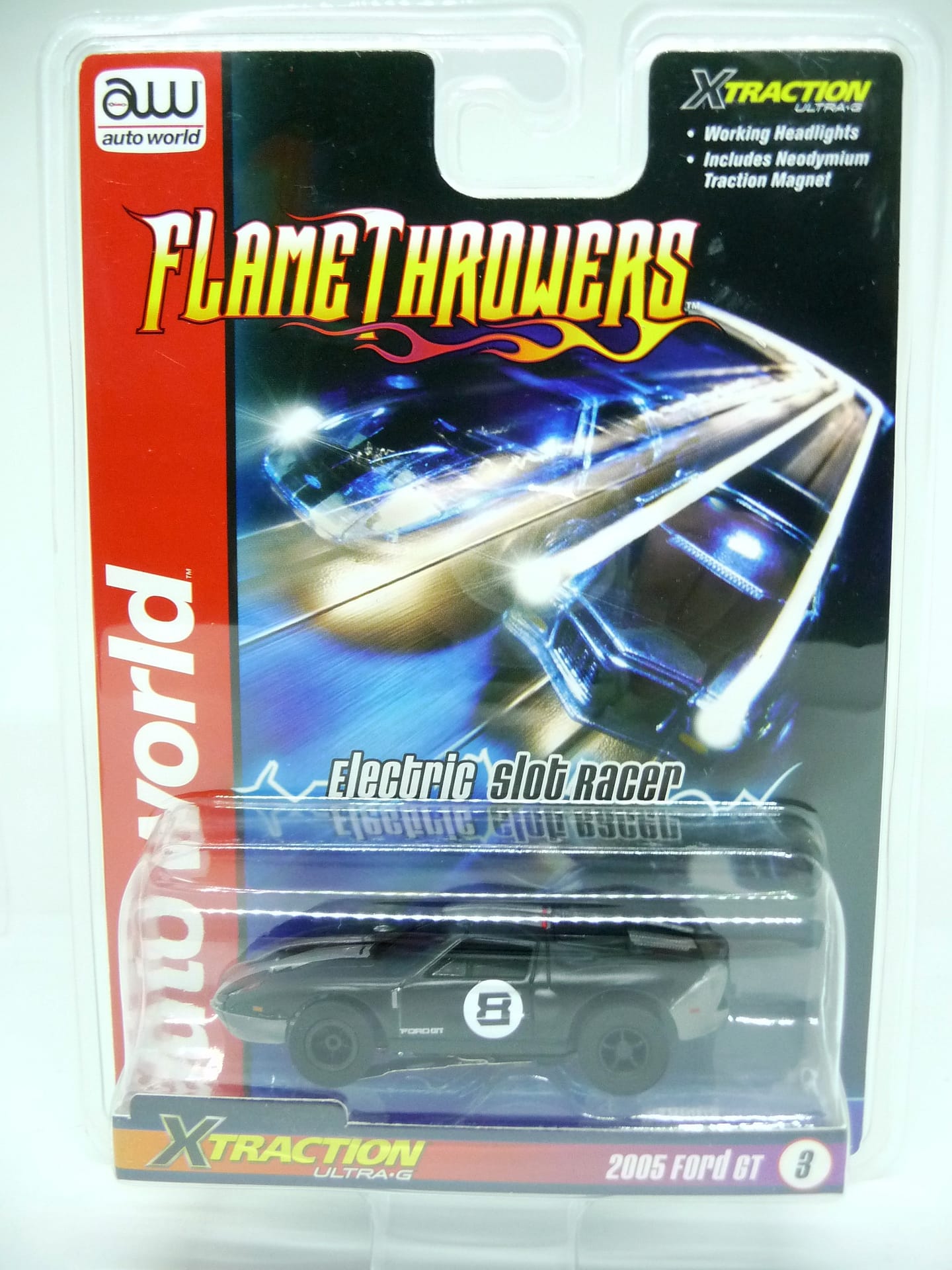 Auto World X-traction Flamethrowers 05 Ford GT Black