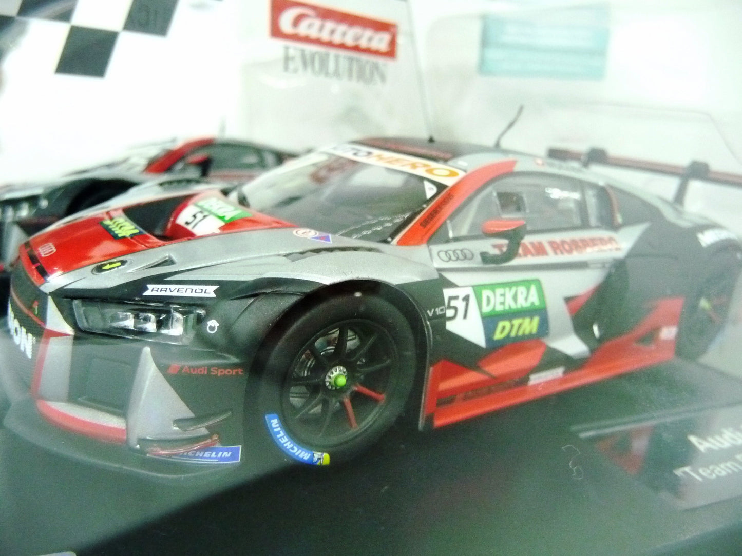 Carrera Evolution 1:32 - Audi R8 Lms Gt3 Team Rosberg No.51 DTM 2021 - Slot Car Also Suits Scalextric