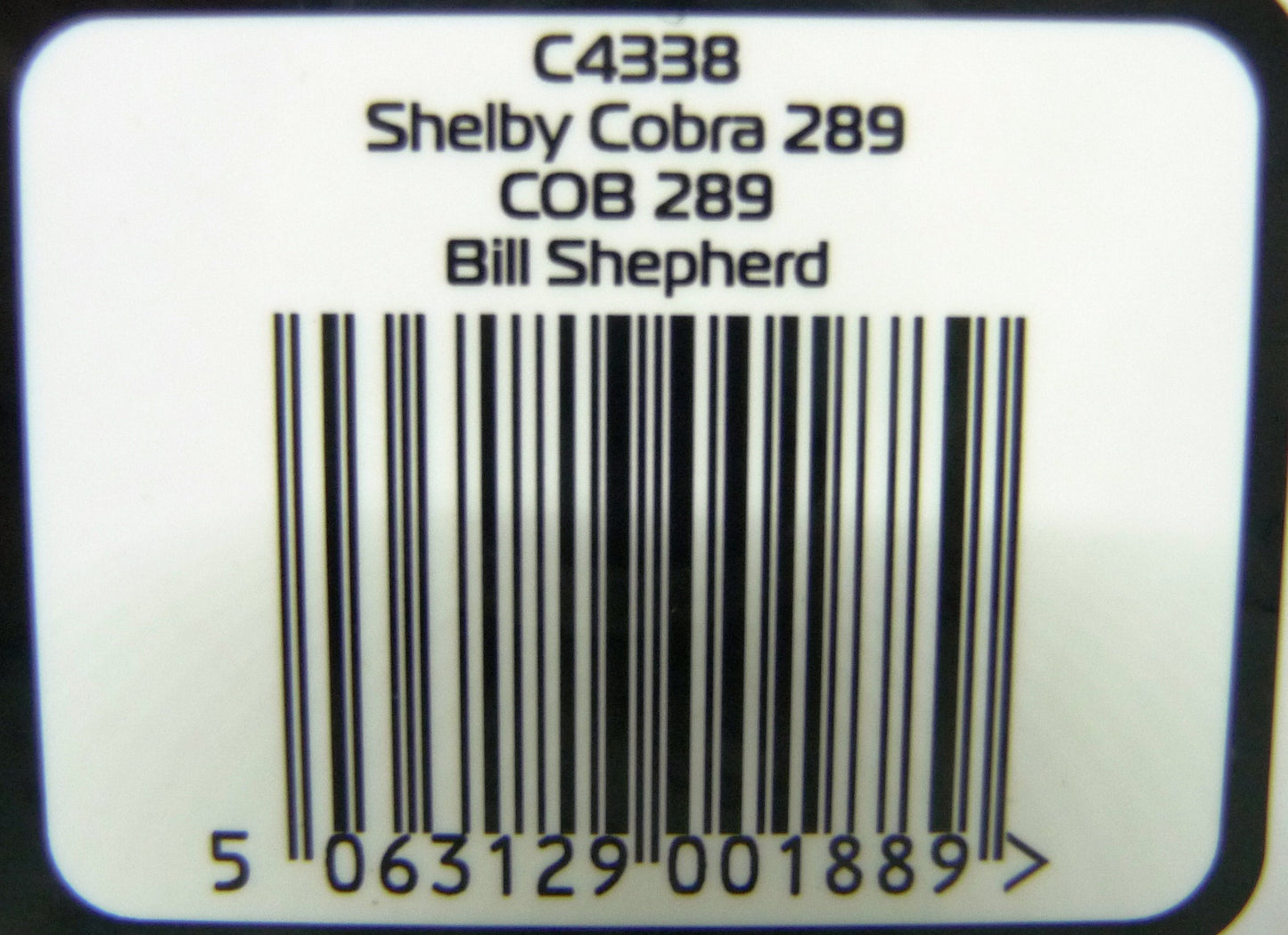 Scalextric C4338 Shelby Cobra 289 - Cob289 - Bill Shepherd