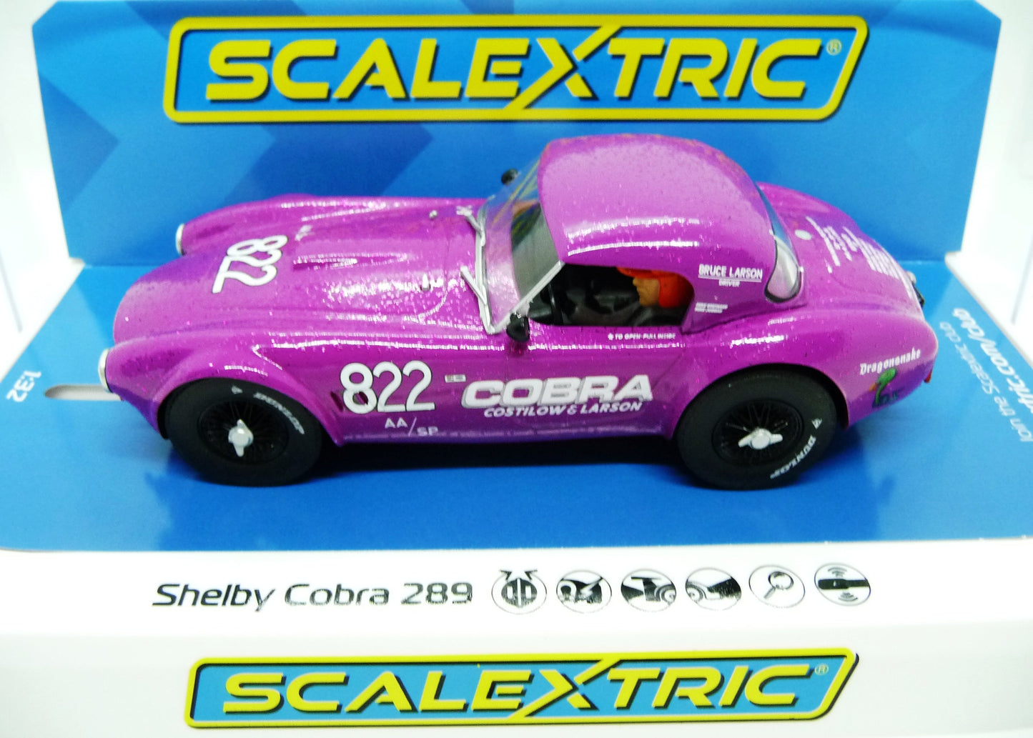 Scalextric C4418 Shelby Cobra 289 - Dragon Snake - Goodwood 2021