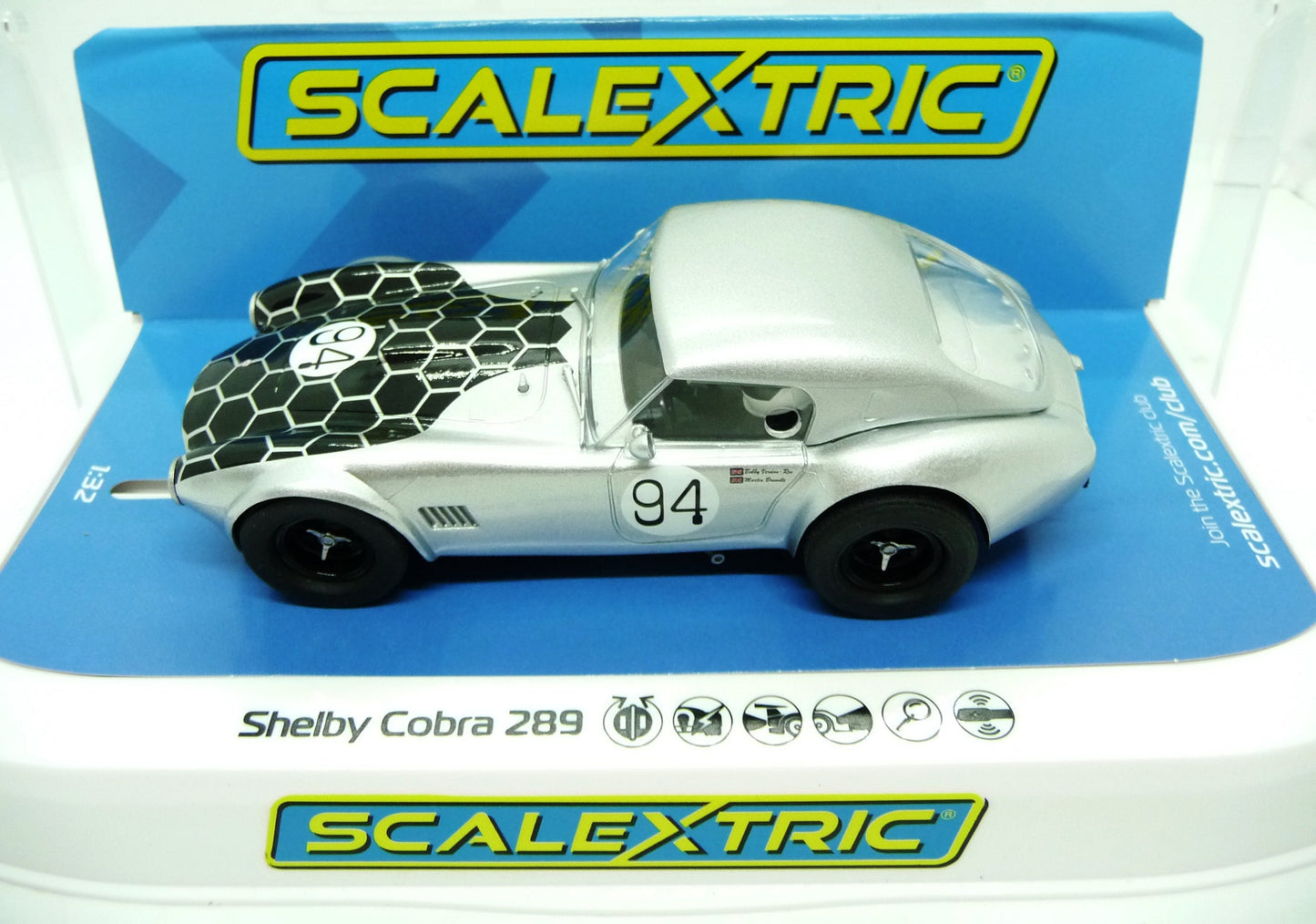 Scalextric C4417 Shelby Cobra 289 - Csx2201- Snake Eyes