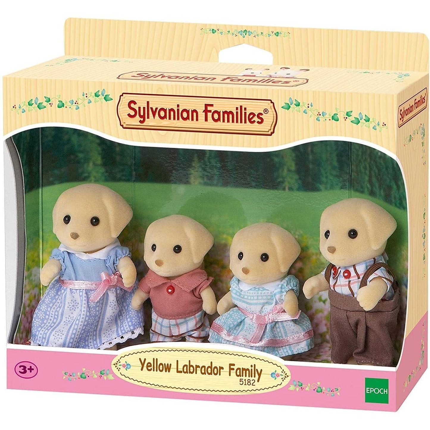 Sylvanian Families - Yellow Labrador Family Animal Doll Playset