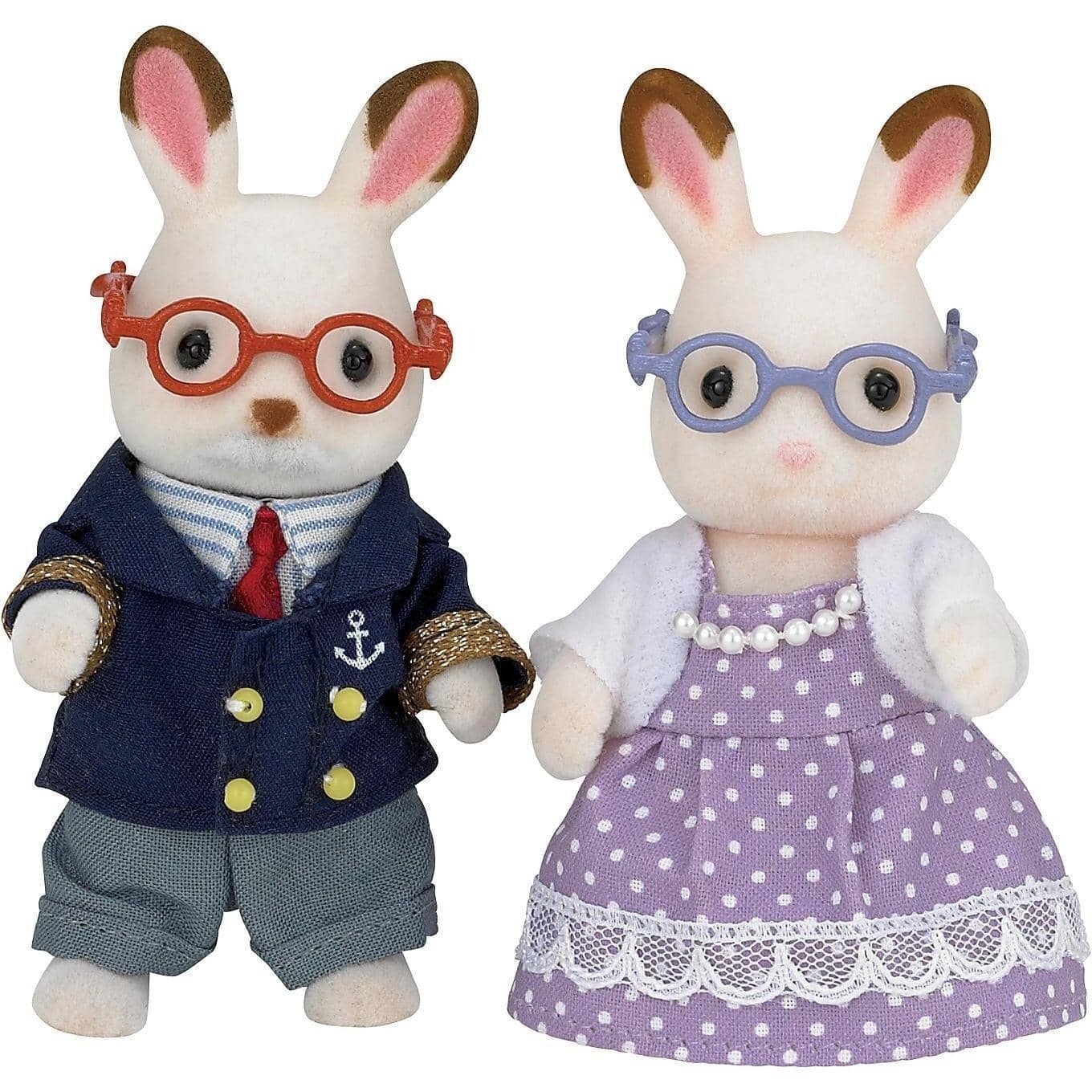 Sylvanian Families - Chocolate Rabbit Grandparents Animal Doll Playset