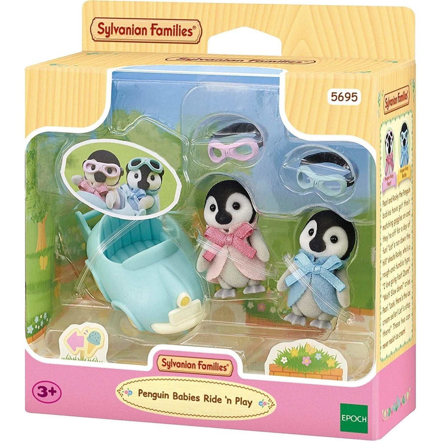 Sylvanian Families - Penguin Babies Ride N' Play  Animal Doll Playset