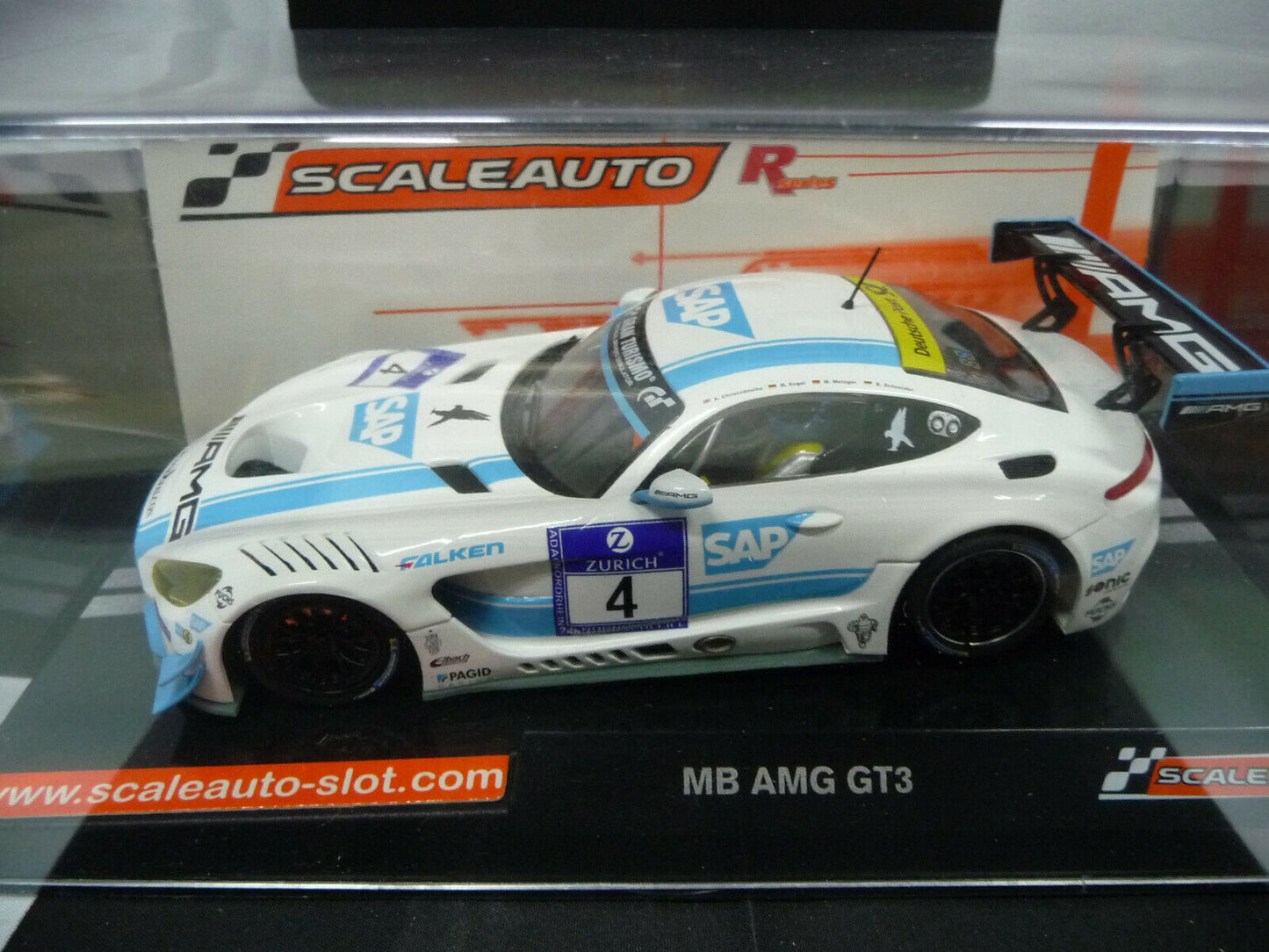 Scaleauto 1:32 SC6219R Mercedes AMG GT3 N/burg 16 1st No4 Scalextri/Carrera