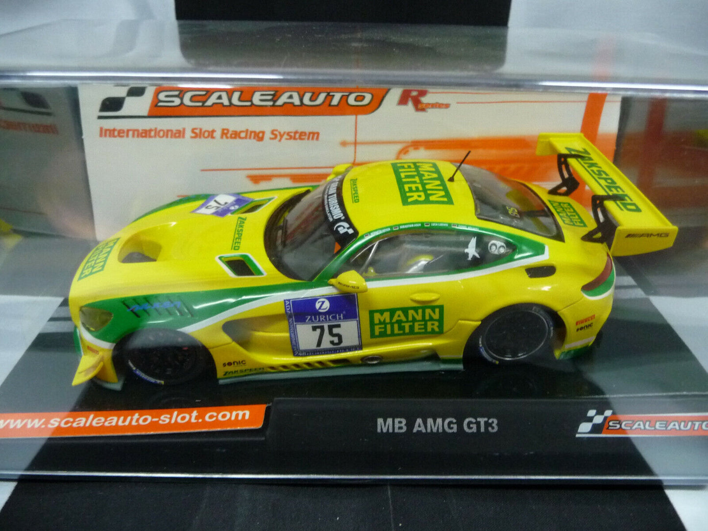 Scaleauto 1:32 SC6229R Mercedes AMG GT3 N/burg 16 6th No75 Scalextr/Carrera