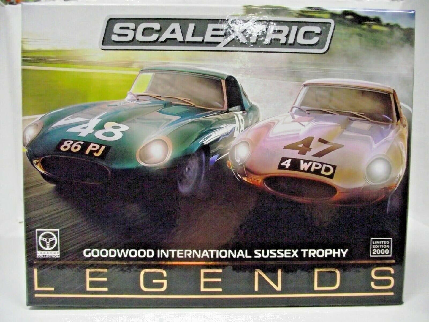Scalextric C3898A 1:32 Goodwood International Sussex Trophy (Legends) Box Set