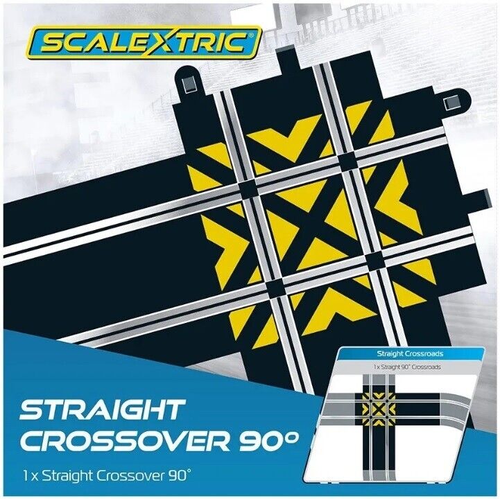 Scalextric C8210 Straight Crossover 90 Degree