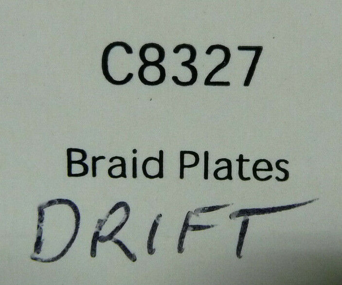 Scalextric C8327 Braid Plates - Drift type