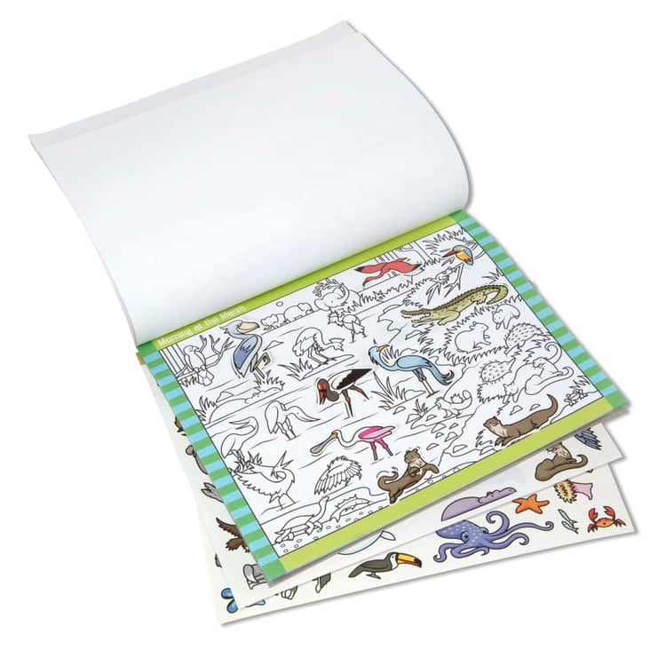 Melissa & Doug - Seek & Find Sticker Pad- Animal
