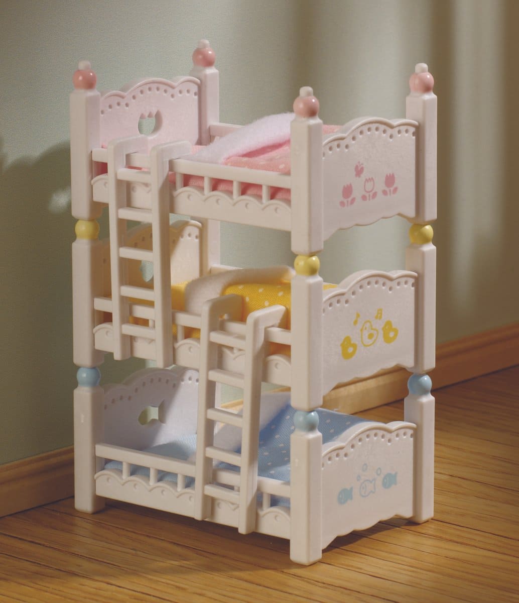 Sylvanian Families - Triple Bunk Beds Animal Doll Playset