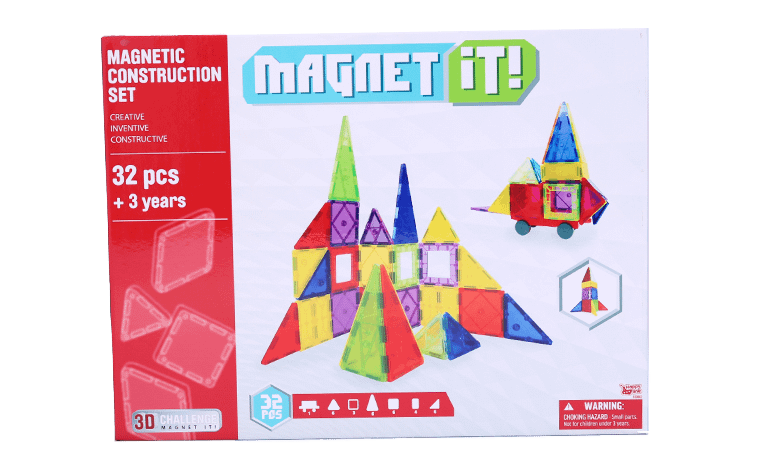 Magnet It Magnetic Construction Set 32pc