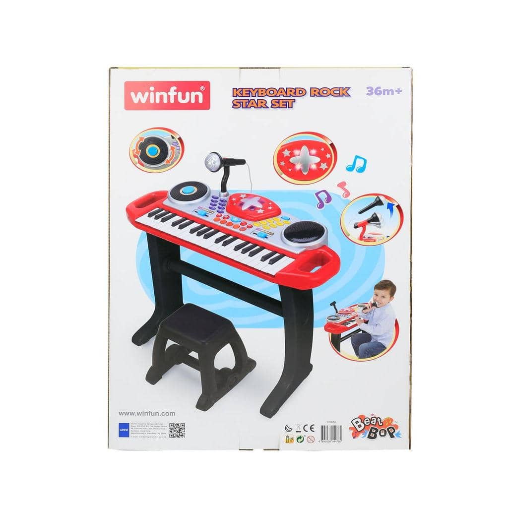 Winfun Beat Bop Keyboard Rock Star Set
